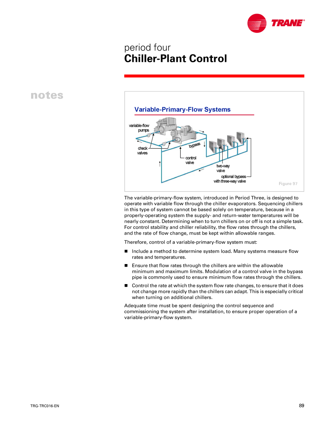 Trane TRG-TRC016-EN manual Variable-Primary-Flow Systems 