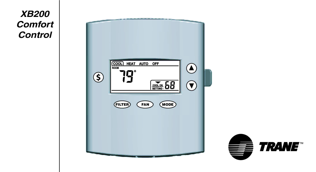 Trane manual XB200 Comfort Control 