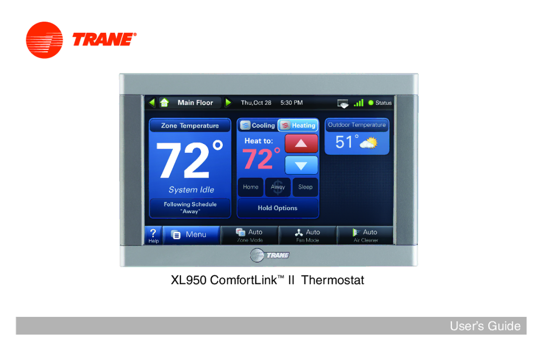 Trane XL950 manual User’s Guide 