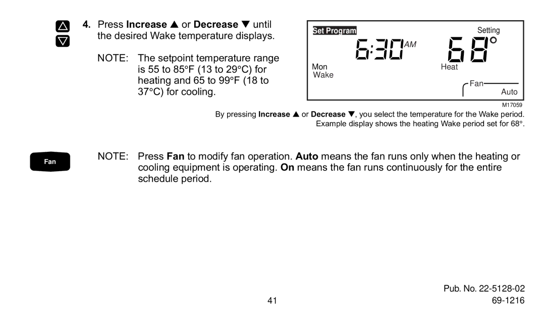 Trane XT500C manual M17059 