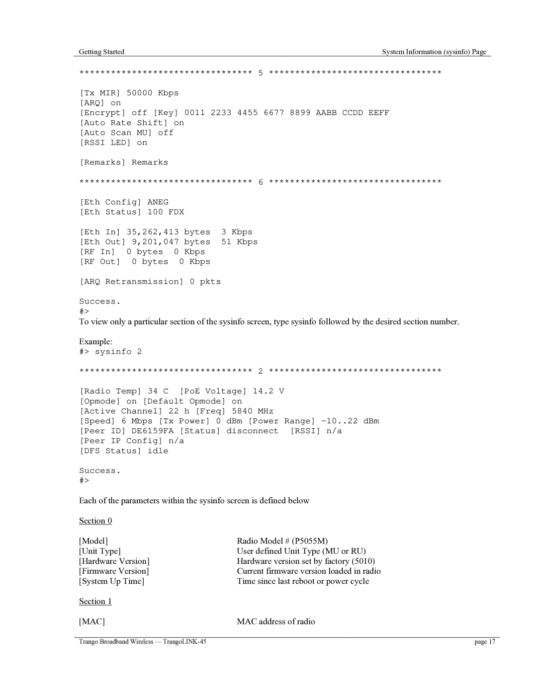 Trango Broadband TrangoLINK-45TM user manual Mac 