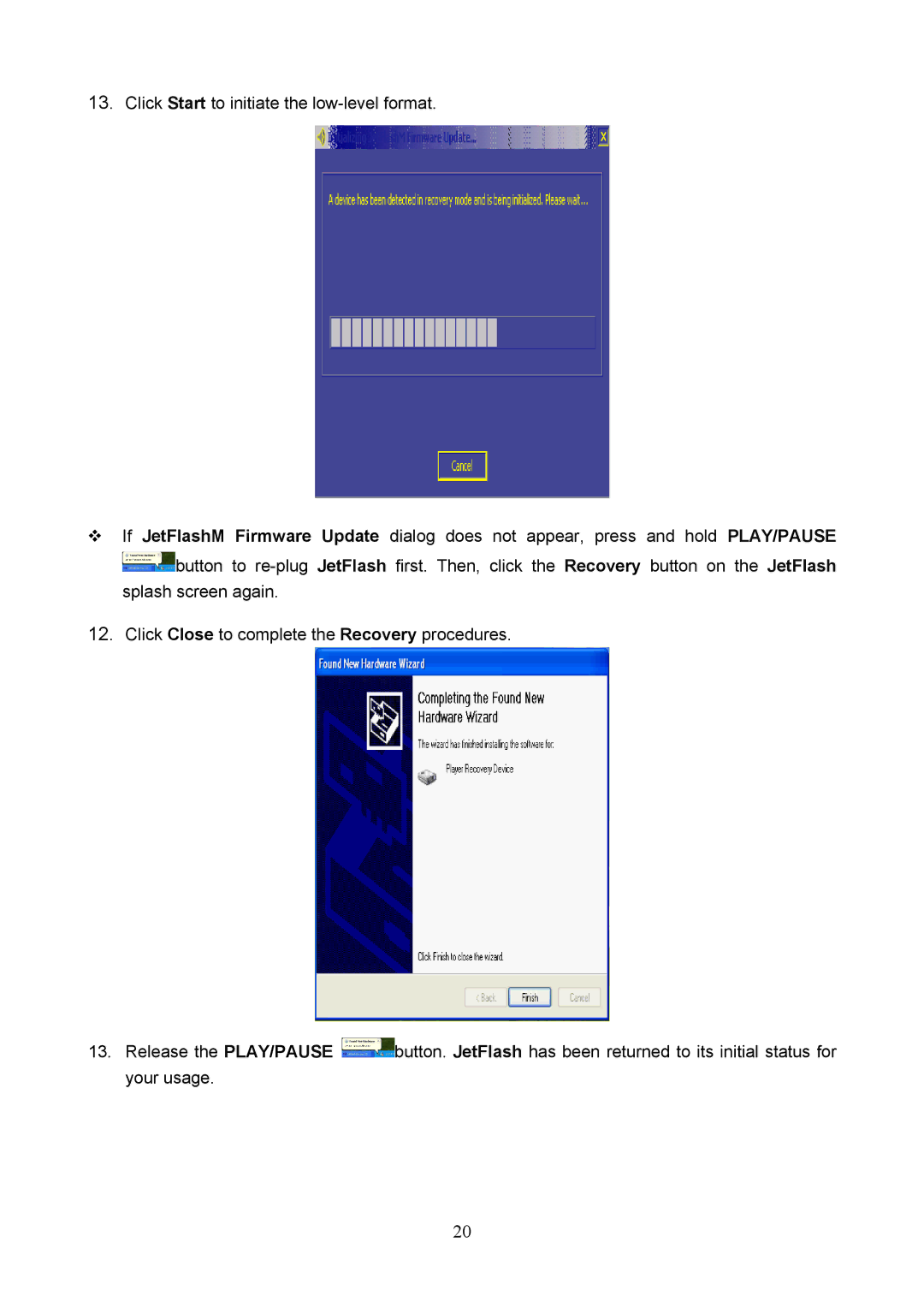 Transcend Information 128 user manual 