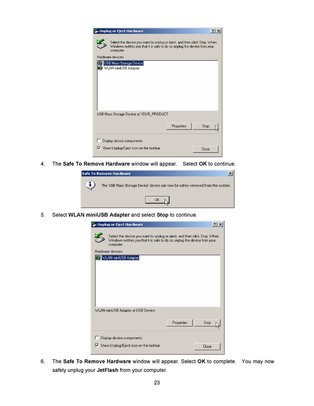 Transcend Information 128MB-256MB JetFlash user manual 