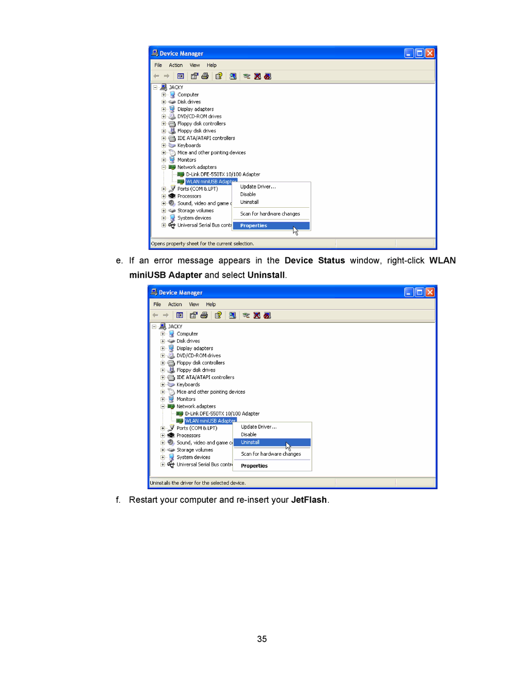 Transcend Information 128MB-256MB JetFlash user manual 