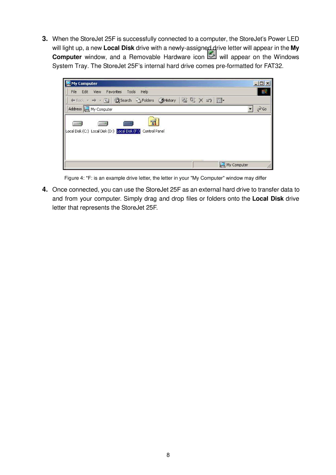 Transcend Information 25F user manual 