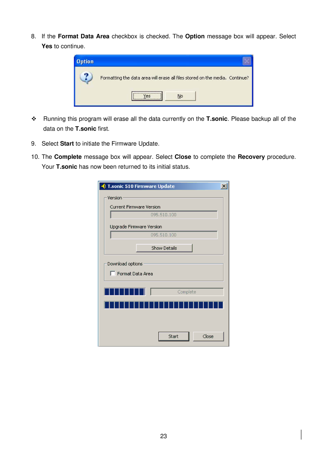 Transcend Information 510 user manual 