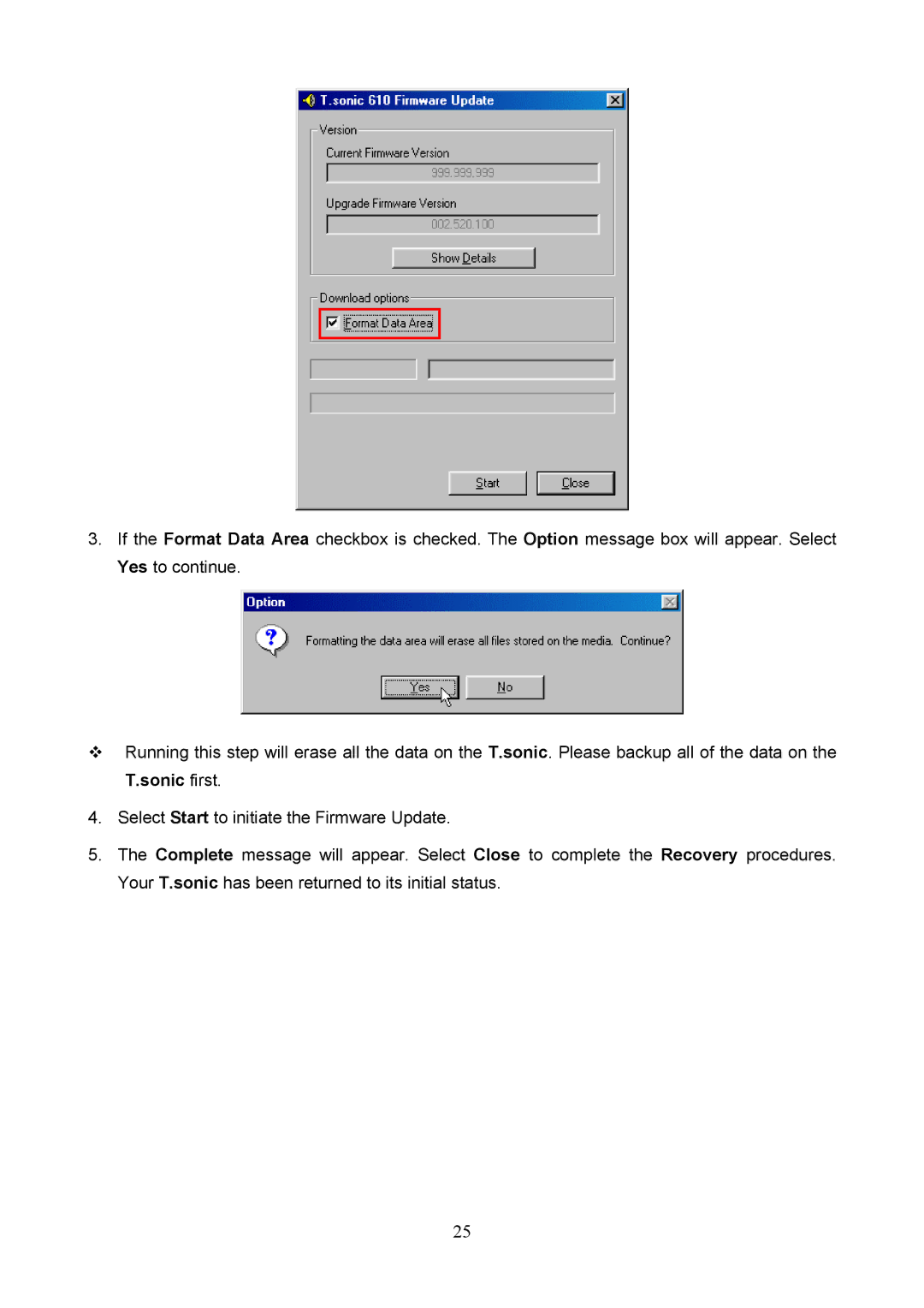 Transcend Information 610, 612 user manual 