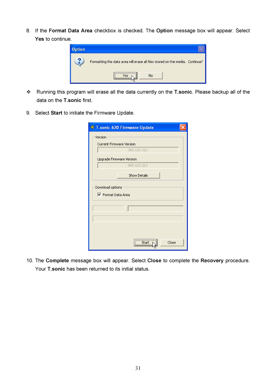 Transcend Information 620 user manual 