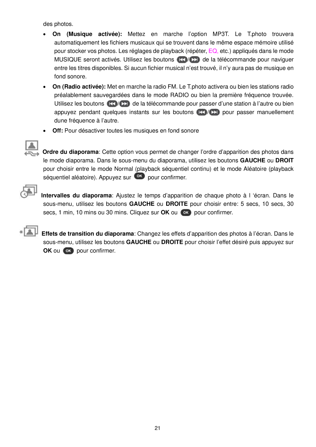 Transcend Information 720 manual Des photos 