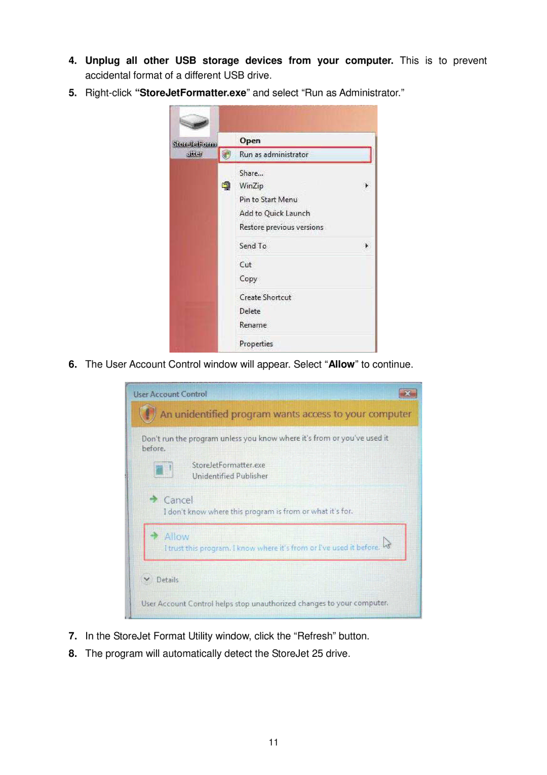 Transcend Information Computer Drive user manual 