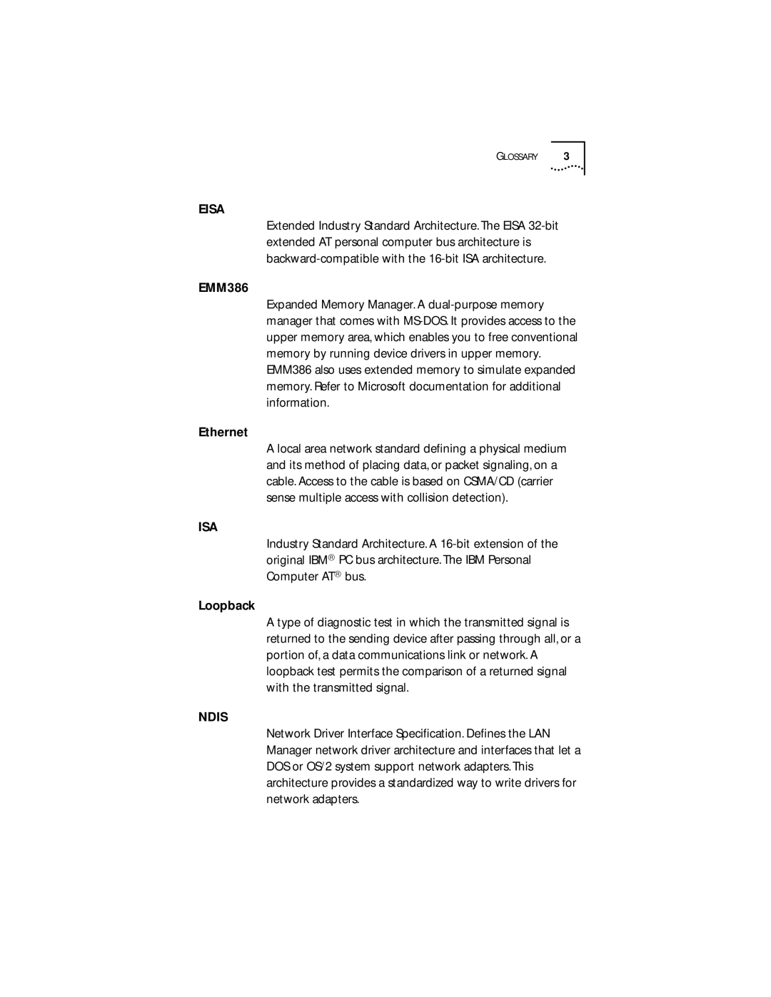 Transcend Information III manual EMM386, Ethernet 