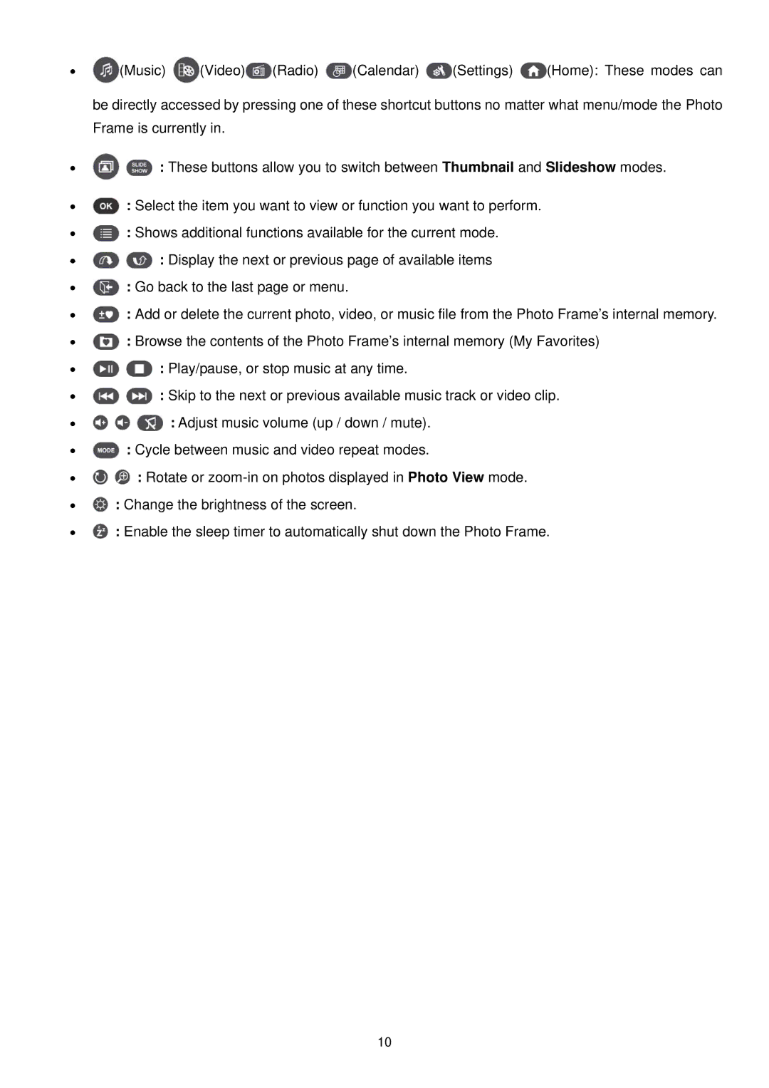 Transcend Information PF810 user manual 