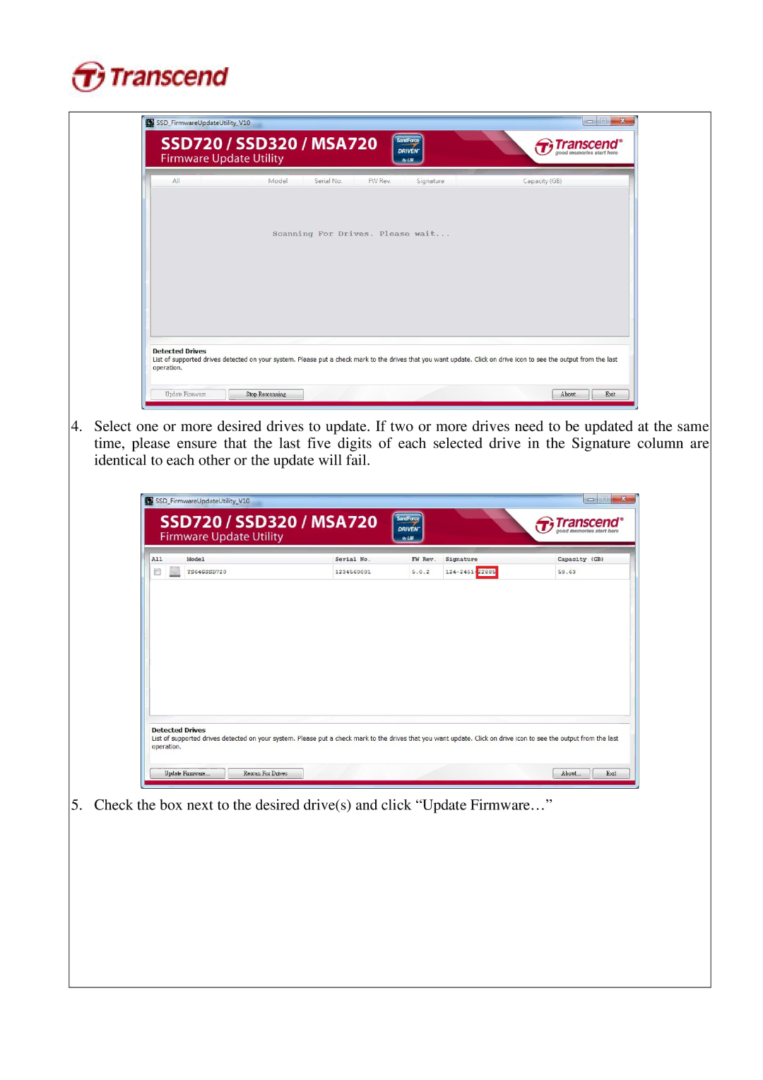 Transcend Information ssd720 user manual 