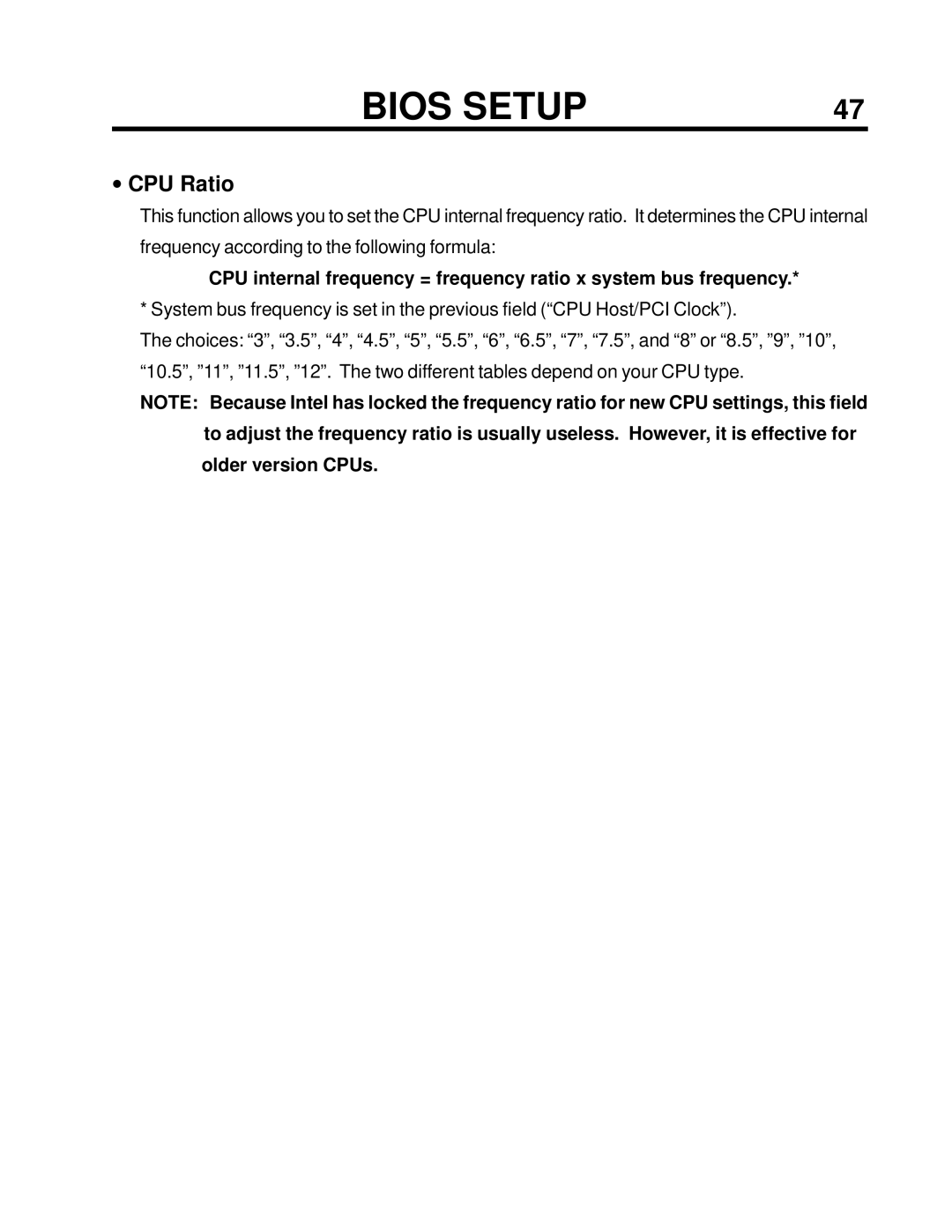 Transcend Information TS-USP3/N, TS-USL3/N user manual CPU Ratio 