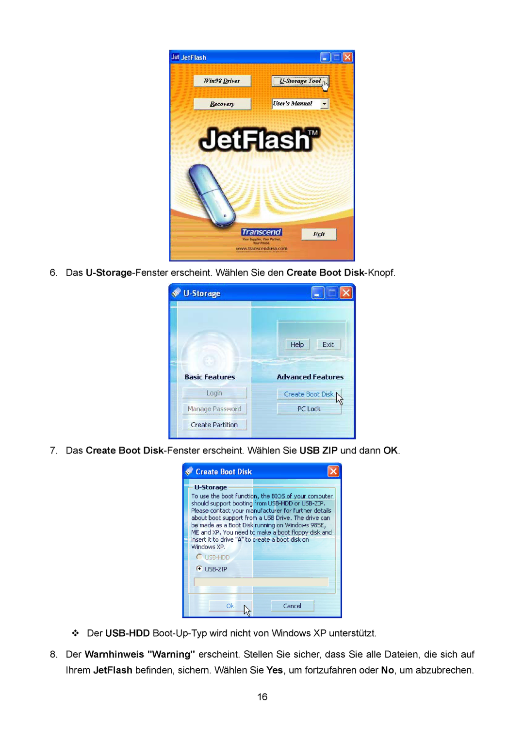 Transcend Information TS4GJF2C, TS64M-512MJF2L, TS32M-2GJF2B manual 