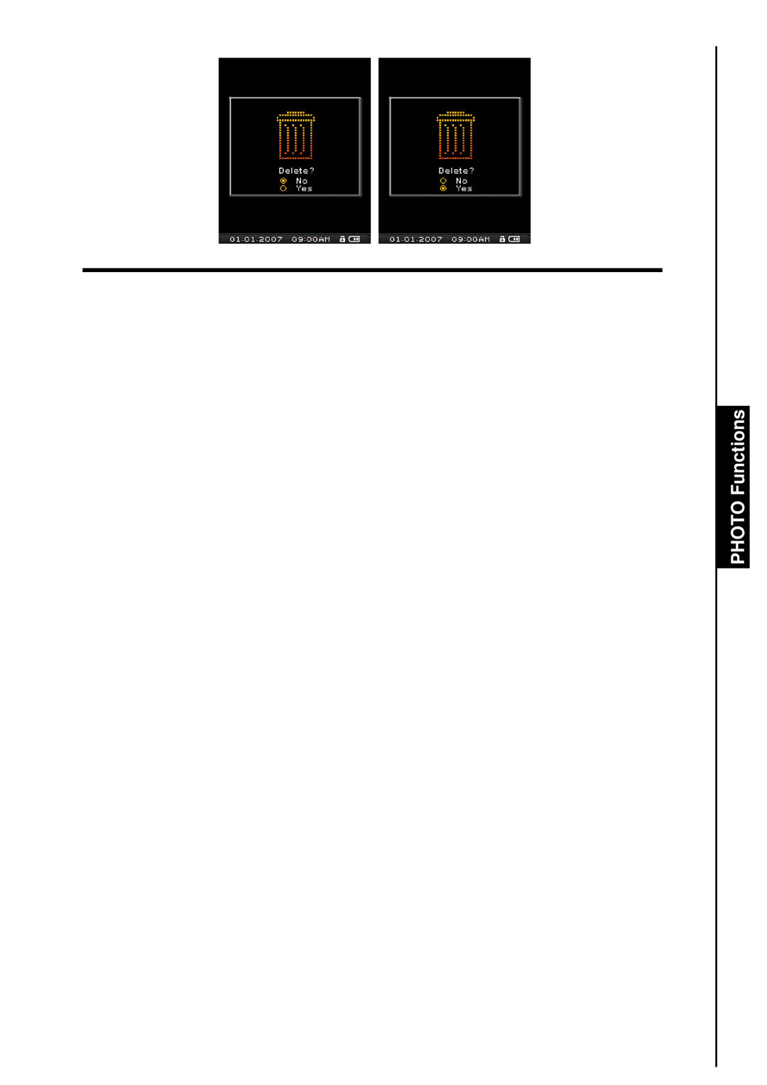 Transcend Information TS2GMP840, TS4GMP840, TS8GMP840 user manual Photo Functions 