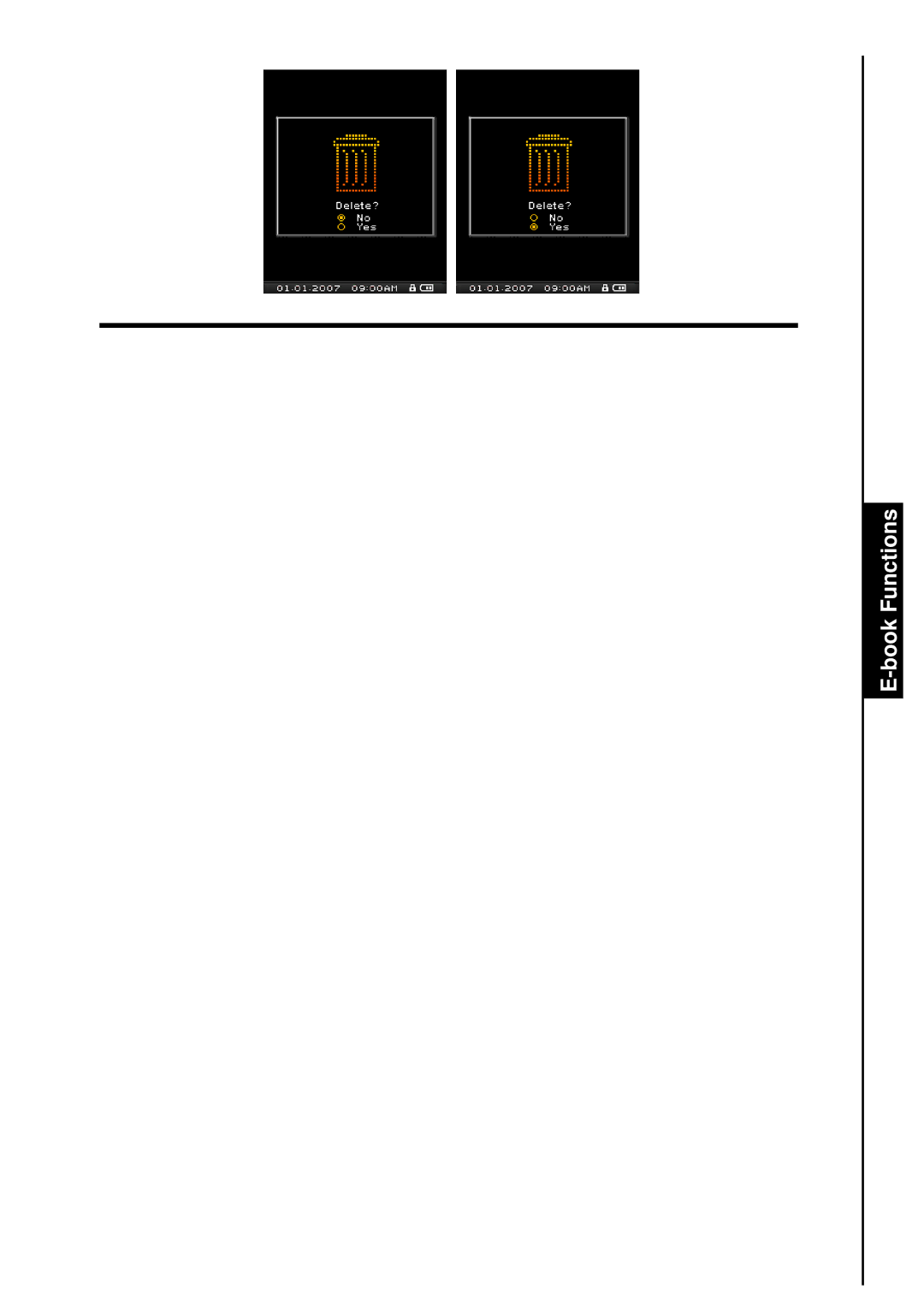 Transcend Information TS8GMP840, TS4GMP840, TS2GMP840 user manual Book Functions 