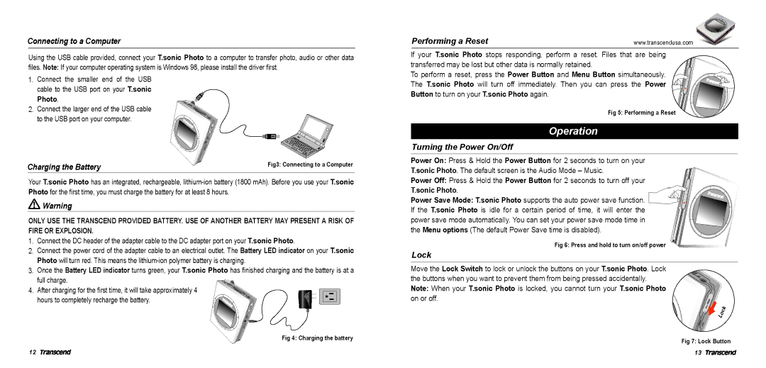 Transcend Information TS512MMP810EU manual 