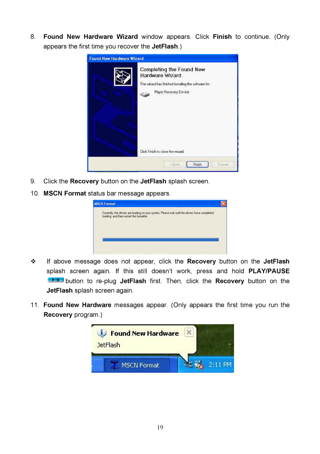 Transcend Information USB JetFlash user manual 