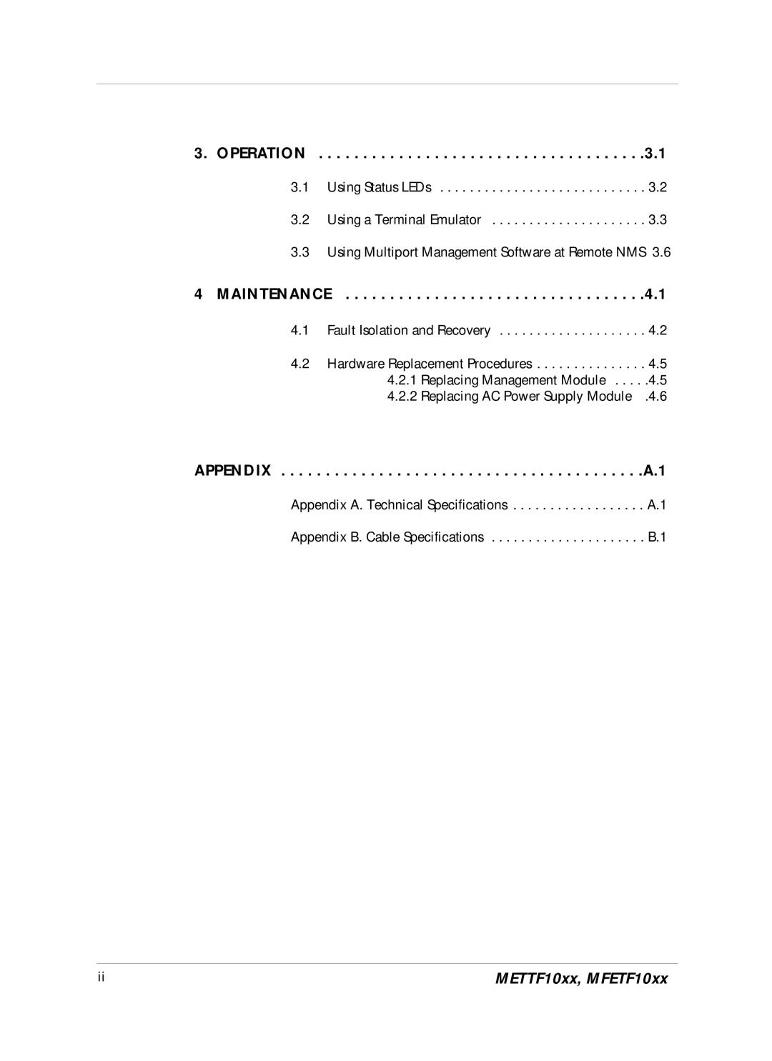 Transition Networks DVP 5140K manual Operation 