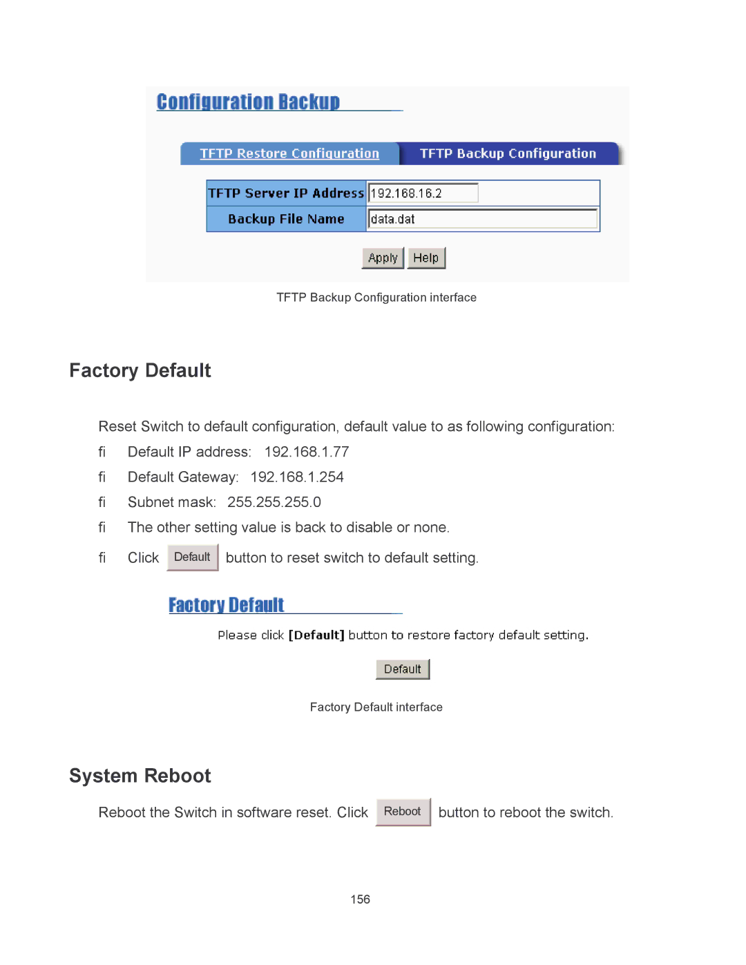 Transition Networks MIL-SM2401MAF manual Factory Default 