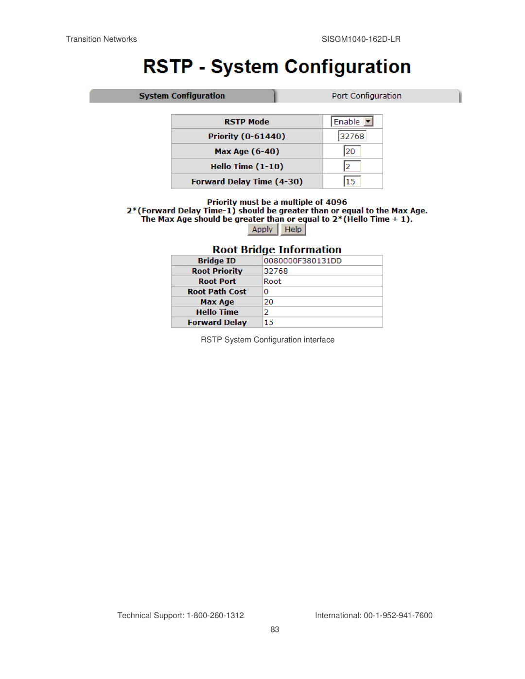 Transition Networks SISGM1040-162D manual 