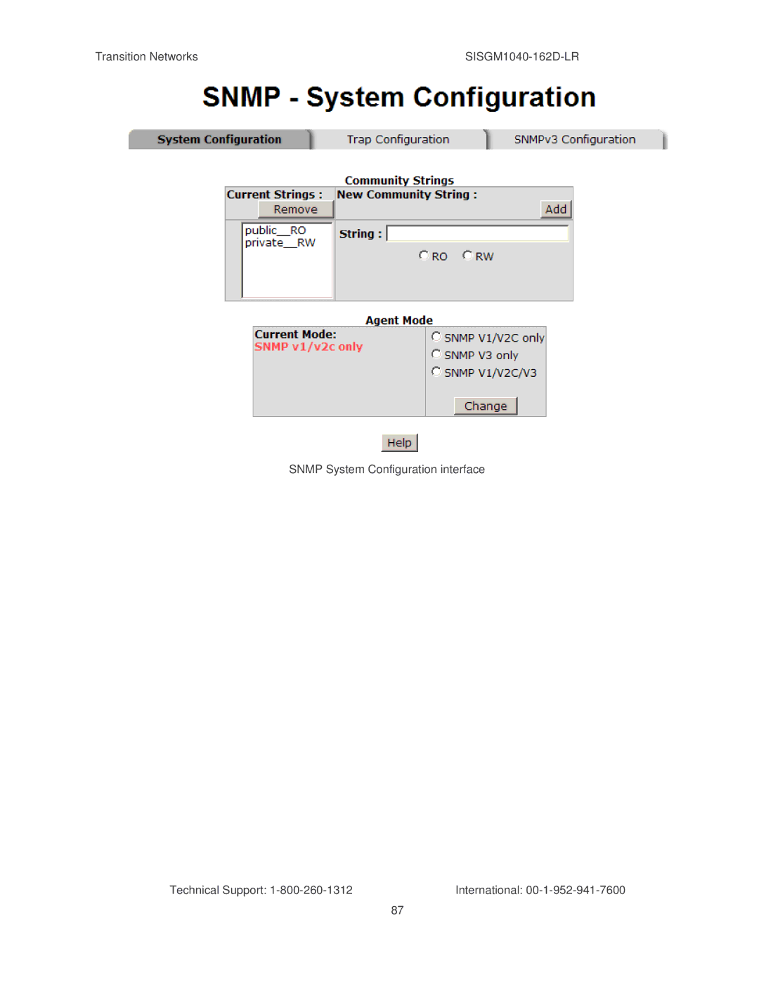 Transition Networks SISGM1040-162D manual 