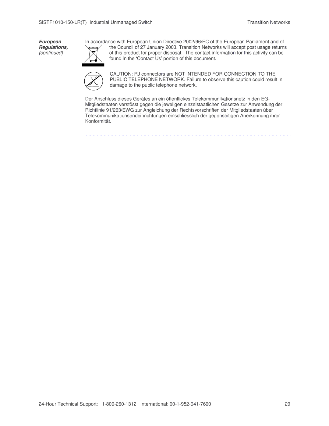 Transition Networks SISTF1010-150-LR(T) installation manual SISTF1010-150-LRT Industrial Unmanaged Switch 