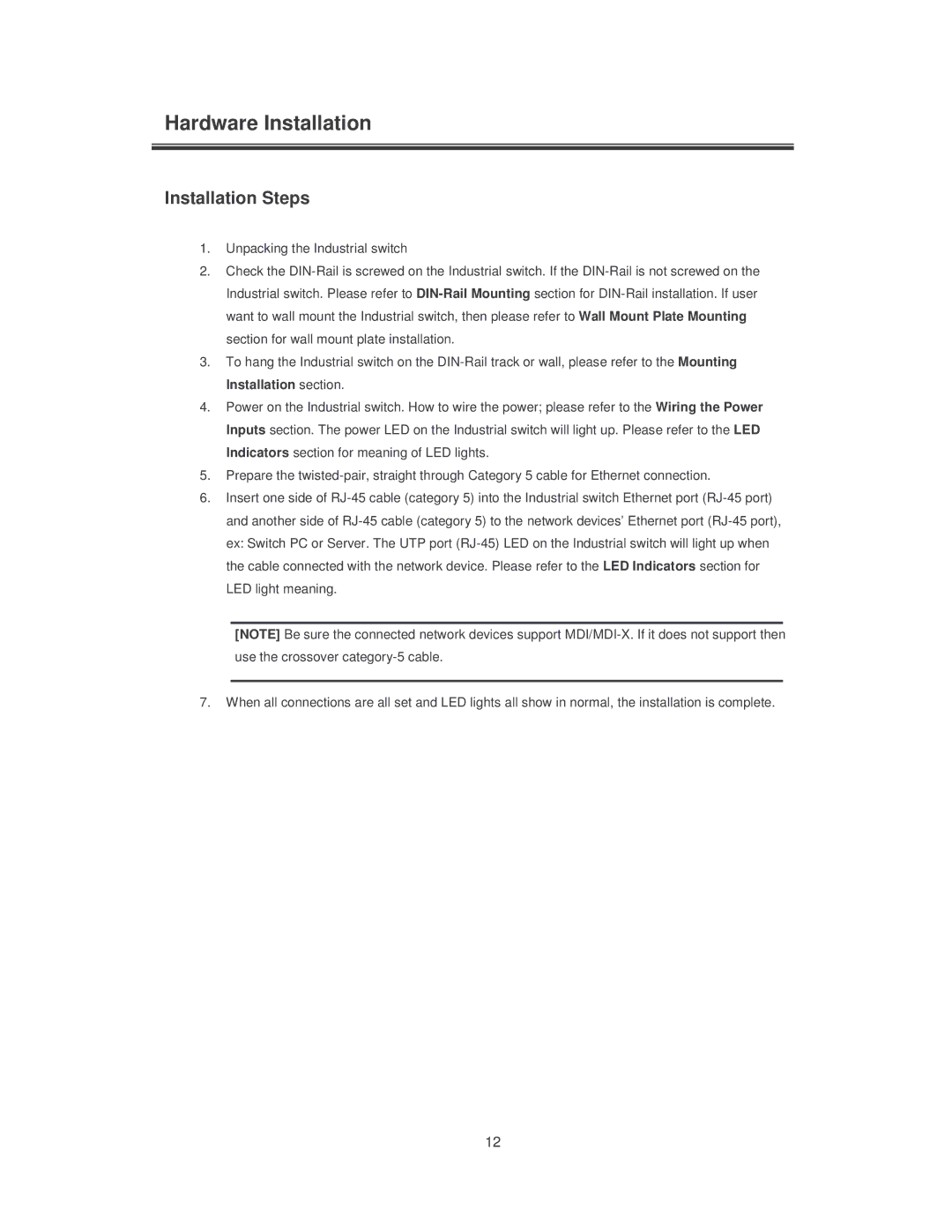 Transition Networks SISTM10XX-162-LR installation manual Hardware Installation, Installation Steps 