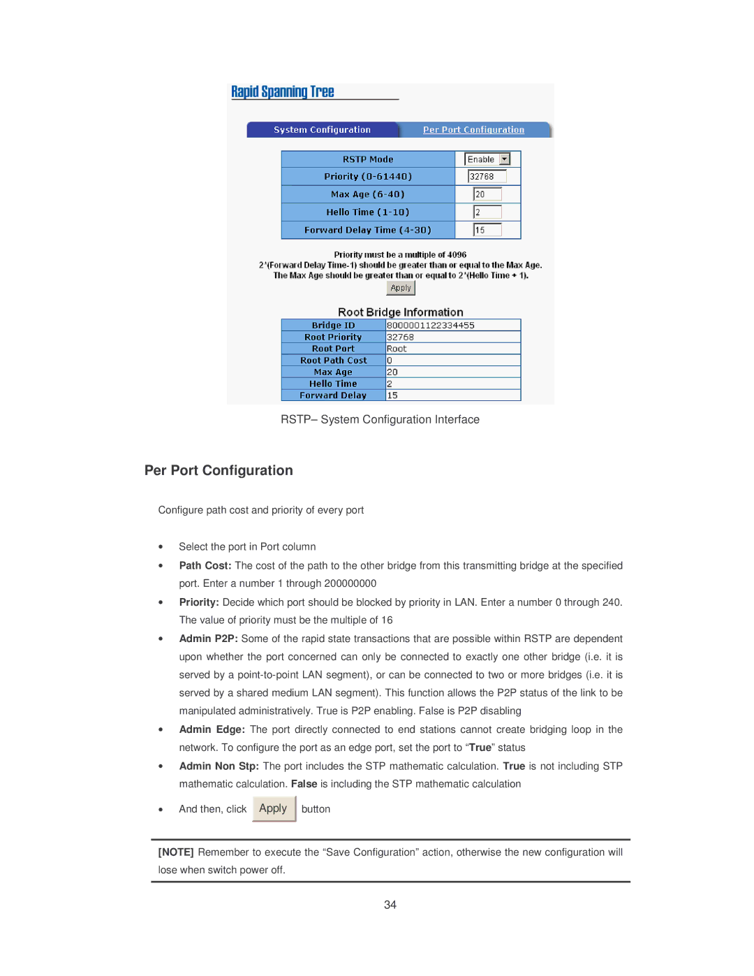 Transition Networks SISTM10XX-162-LR installation manual Per Port Configuration 