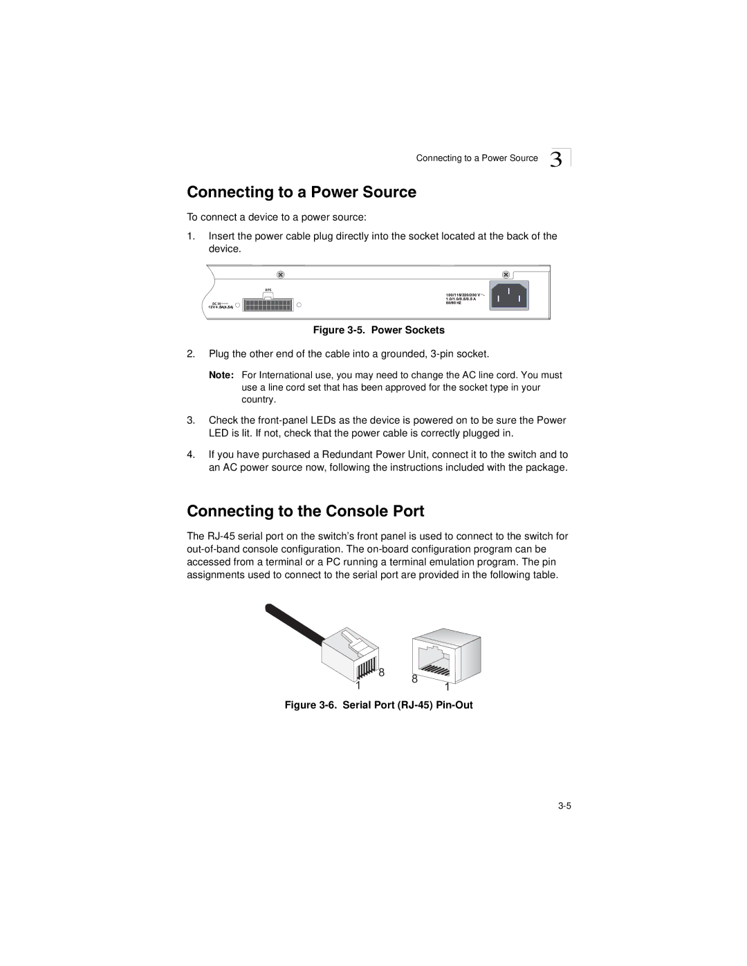 Transition Networks SM24-100SFP-AH manual Connecting to a Power Source, Connecting to the Console Port 