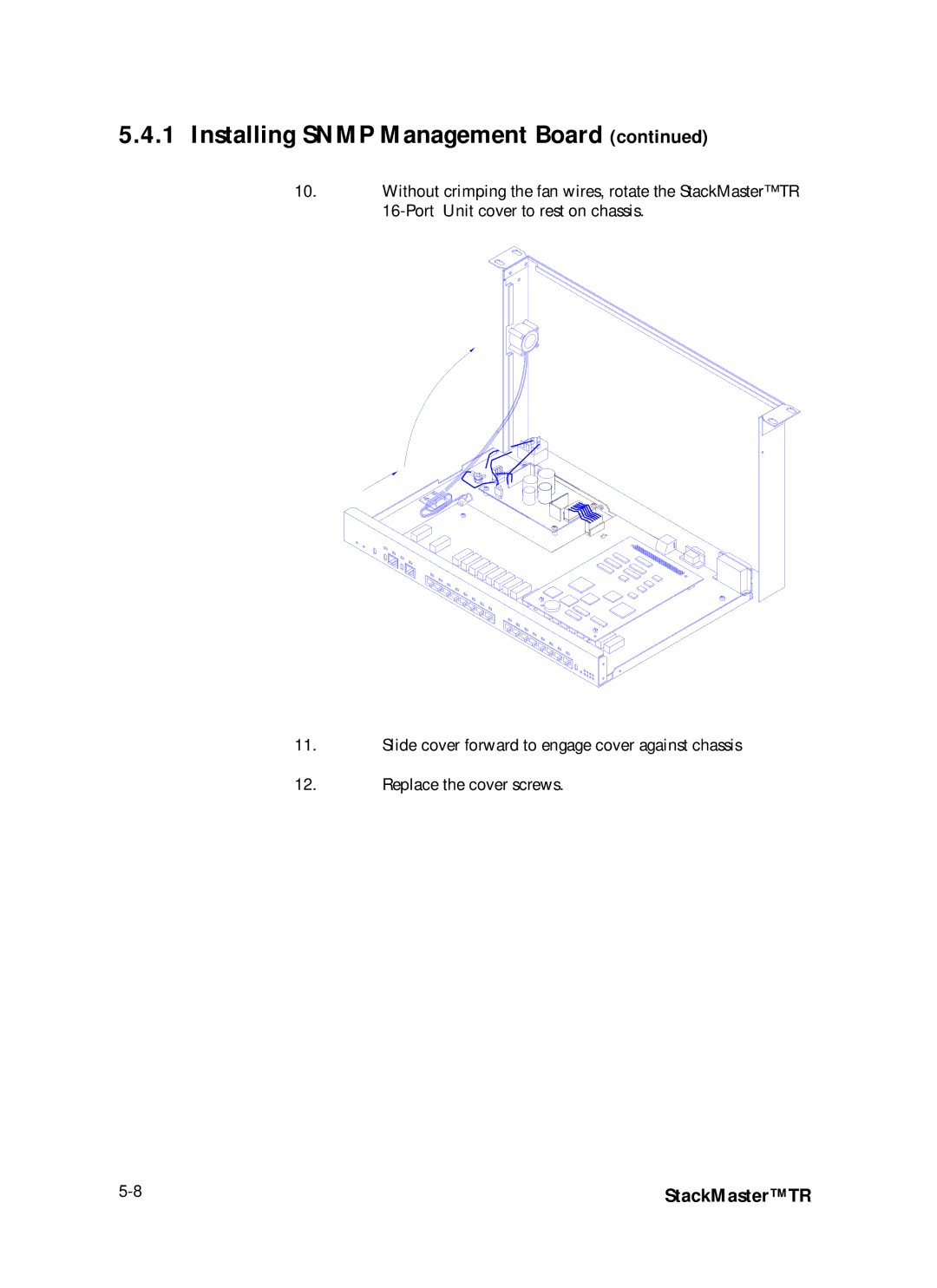 Transition Networks SMHB-TR-16 manual Installing Snmp Management Board 