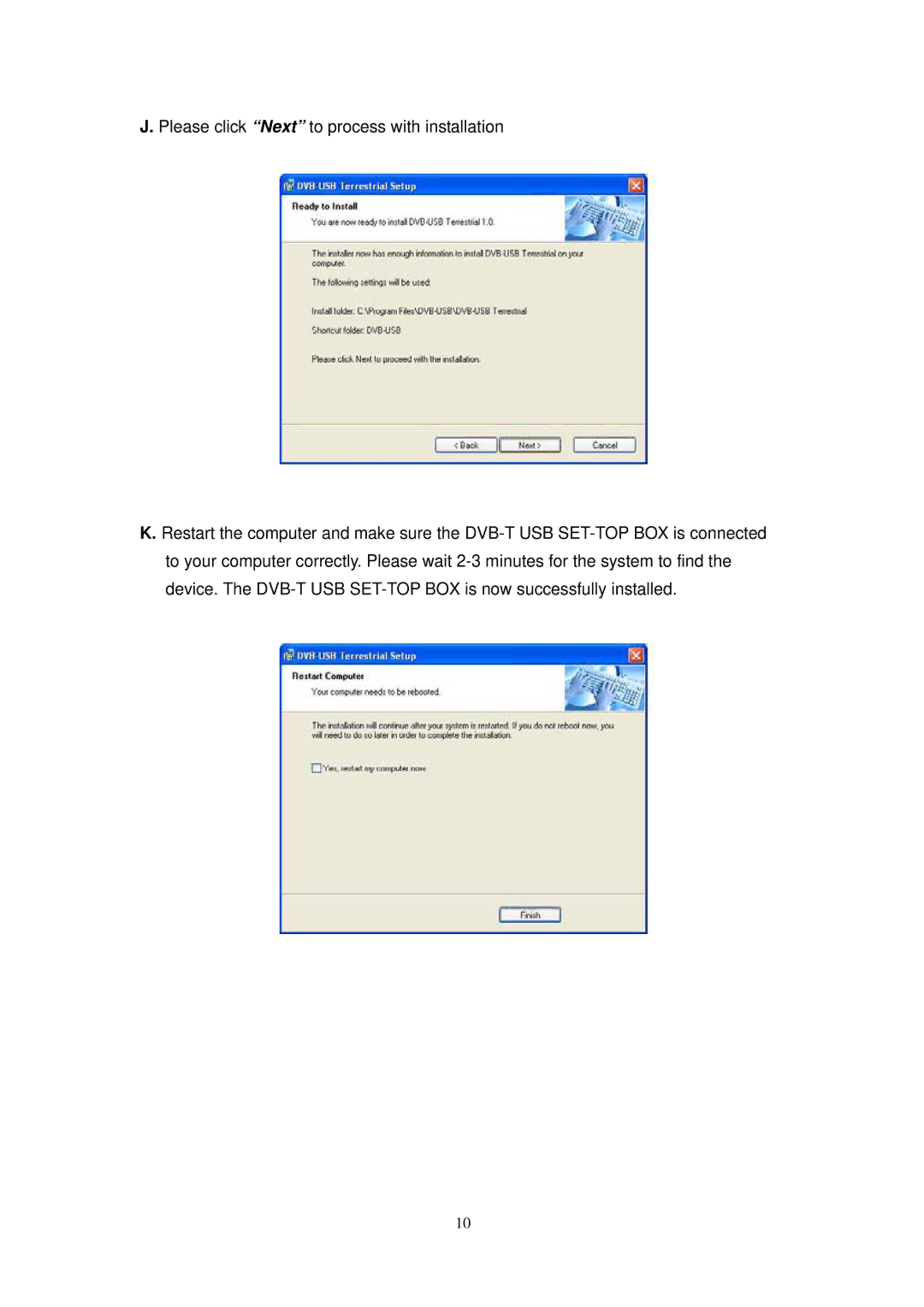 Transystem DVB-T manual 