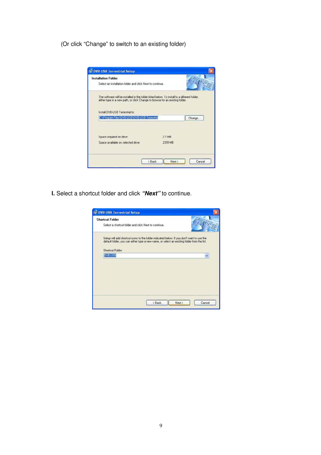 Transystem DVB-T manual 