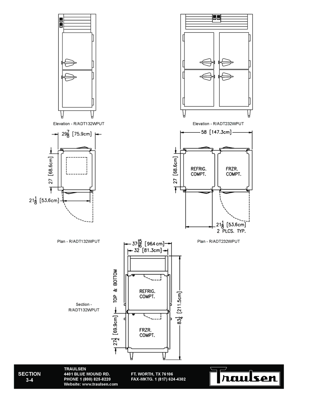 Traulsen RDT132WPUT-HHS warranty Traulsen Blue Mound RD 