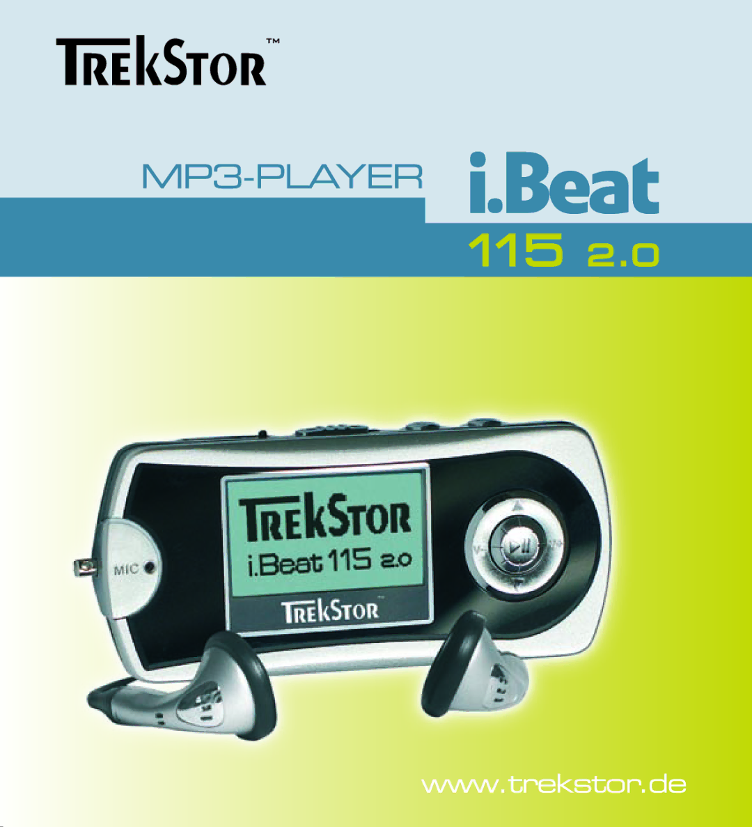 TrekStor 115 manual 