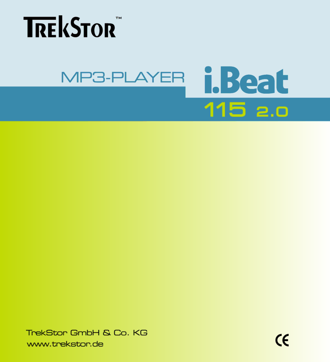 TrekStor 115 manual 