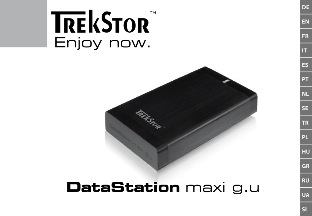 TrekStor manual DataStation maxi g.u 