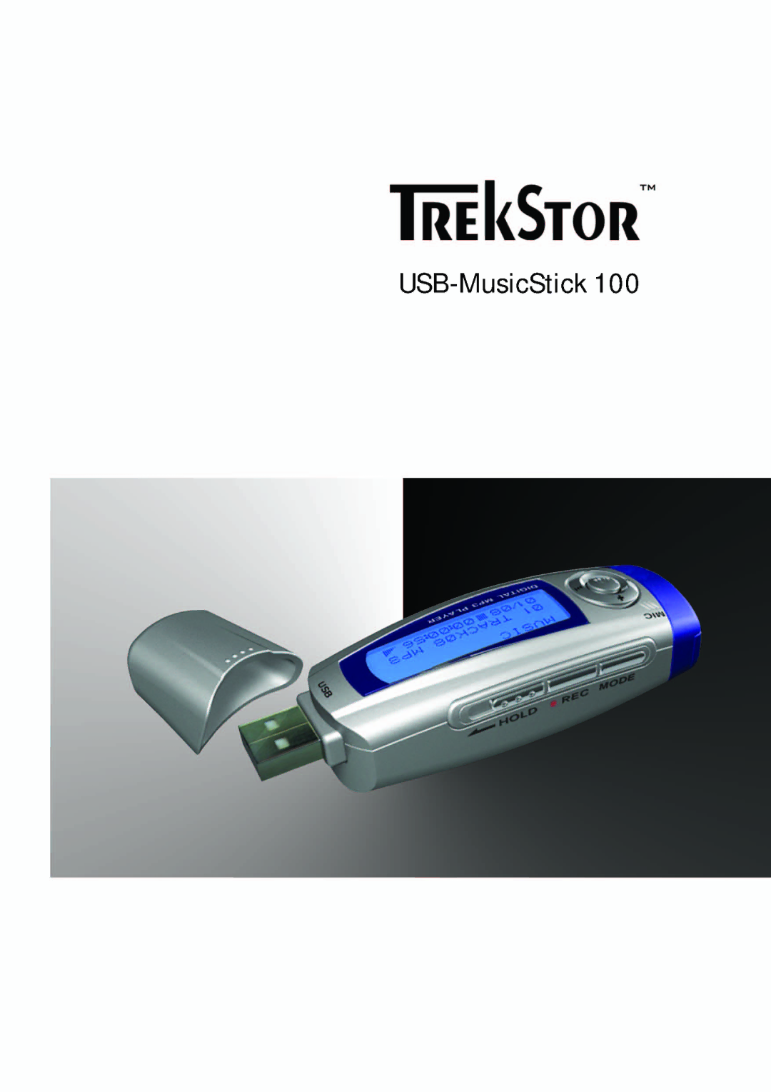 TrekStor MusicStick 100 manual 