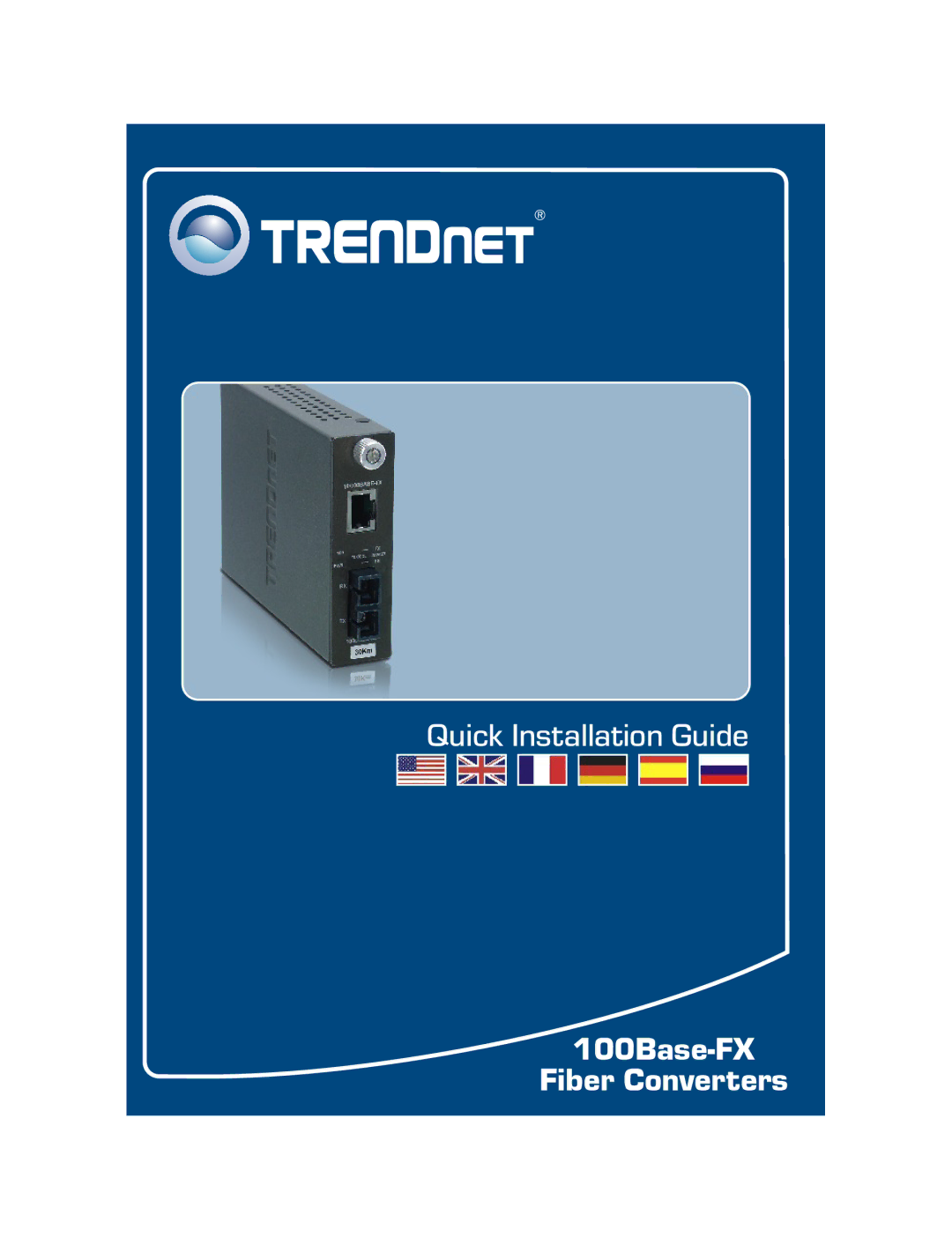 TRENDnet manual 100Base-FX Fiber Converters 