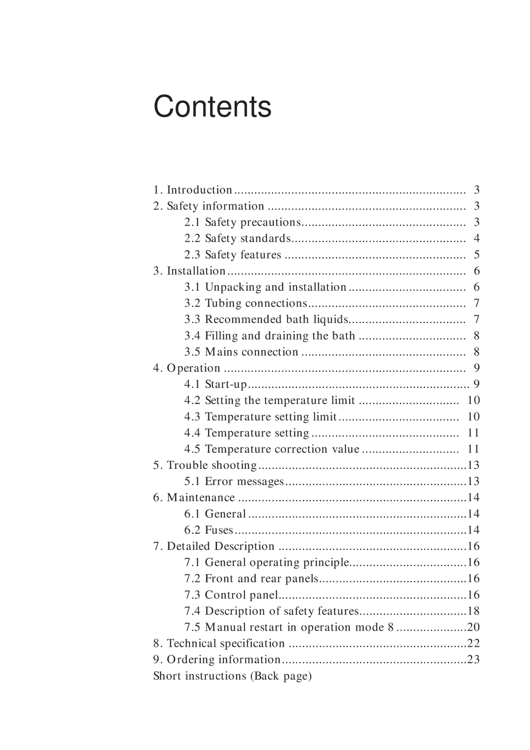 TRENDnet 18-1106-33 user manual Contents 