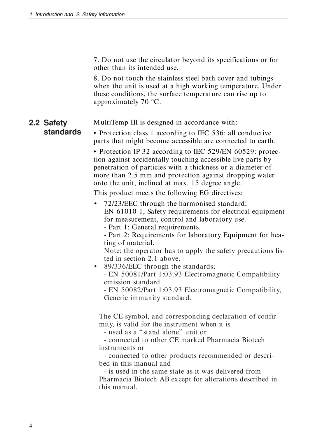 TRENDnet 18-1106-33 user manual Safety standards 