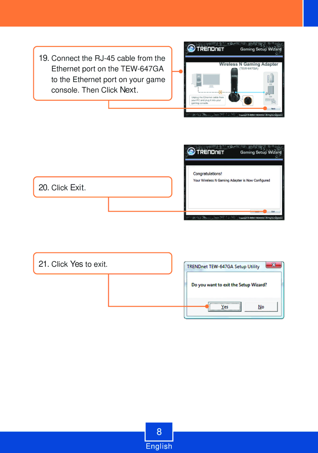 TRENDnet 2.01, Trendnet TEW-647GA manual English 