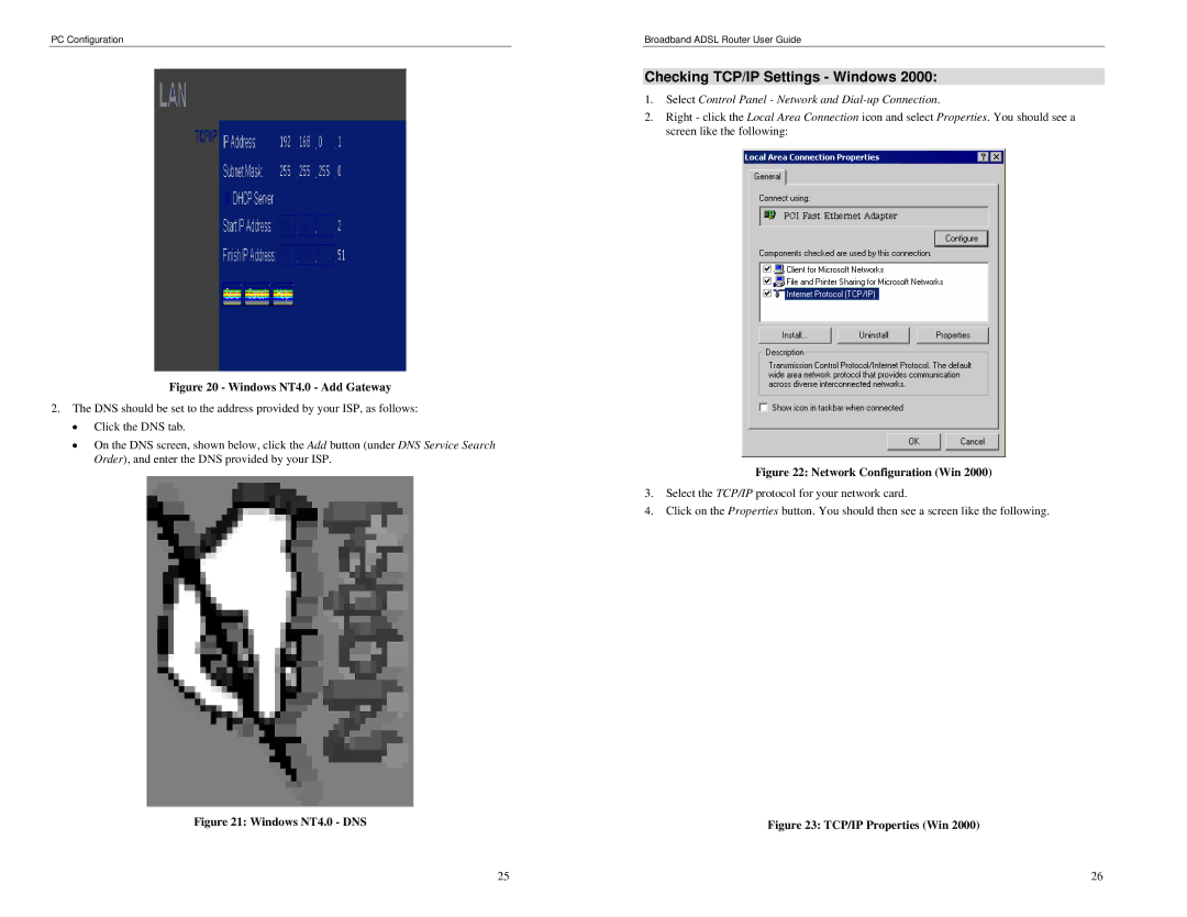 TRENDnet BRM504 manual Checking TCP/IP Settings Windows, Windows NT4.0 Add Gateway 