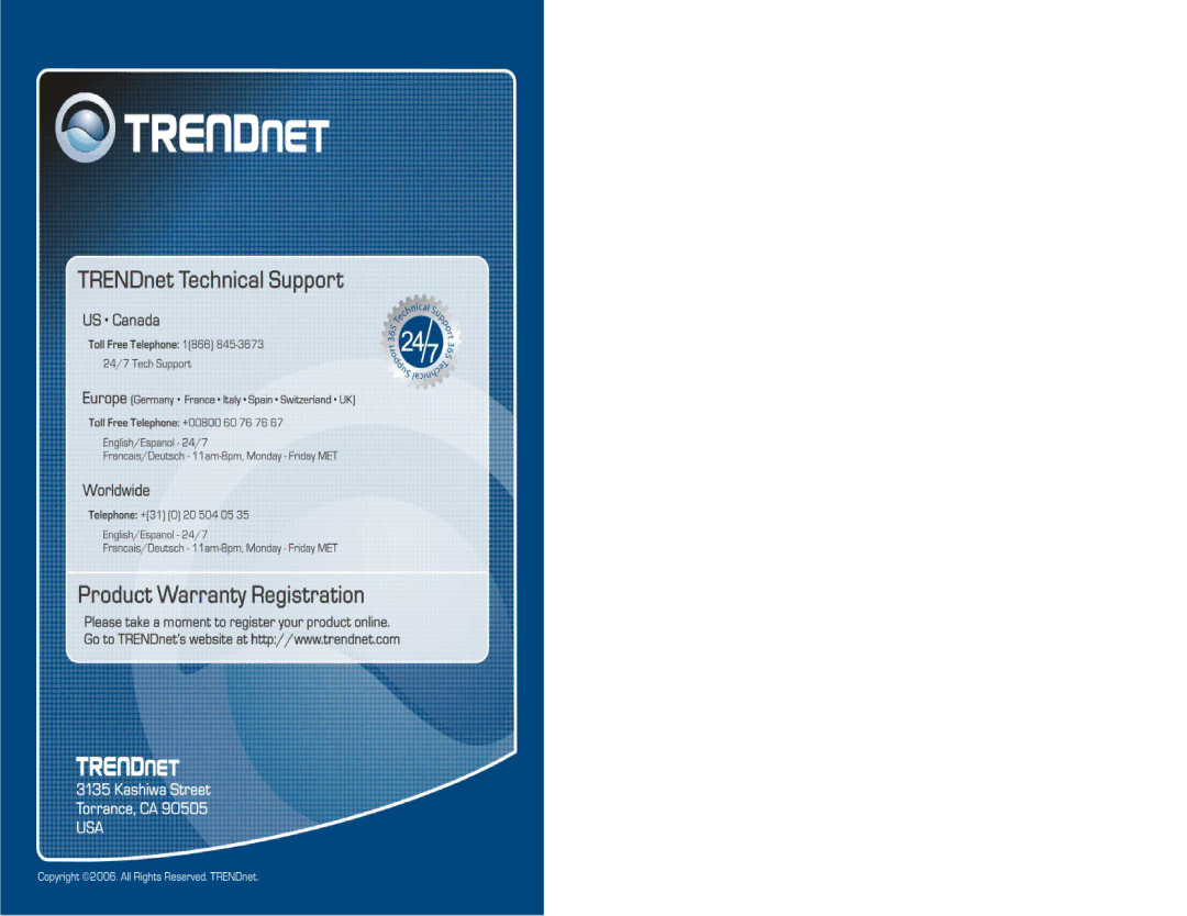 TRENDnet BRM504 manual Appendix C Specifications 