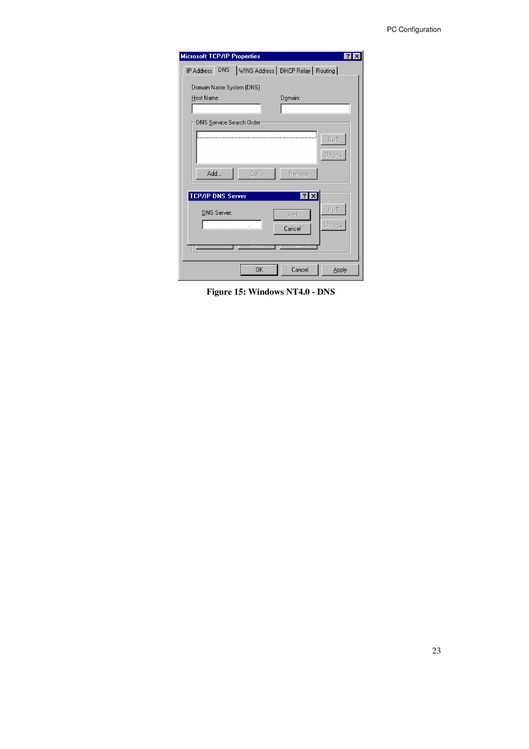 TRENDnet BRV204 manual Windows NT4.0 DNS 