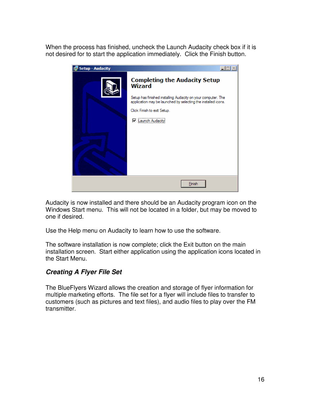 TRENDnet R91007G manual Creating a Flyer File Set 