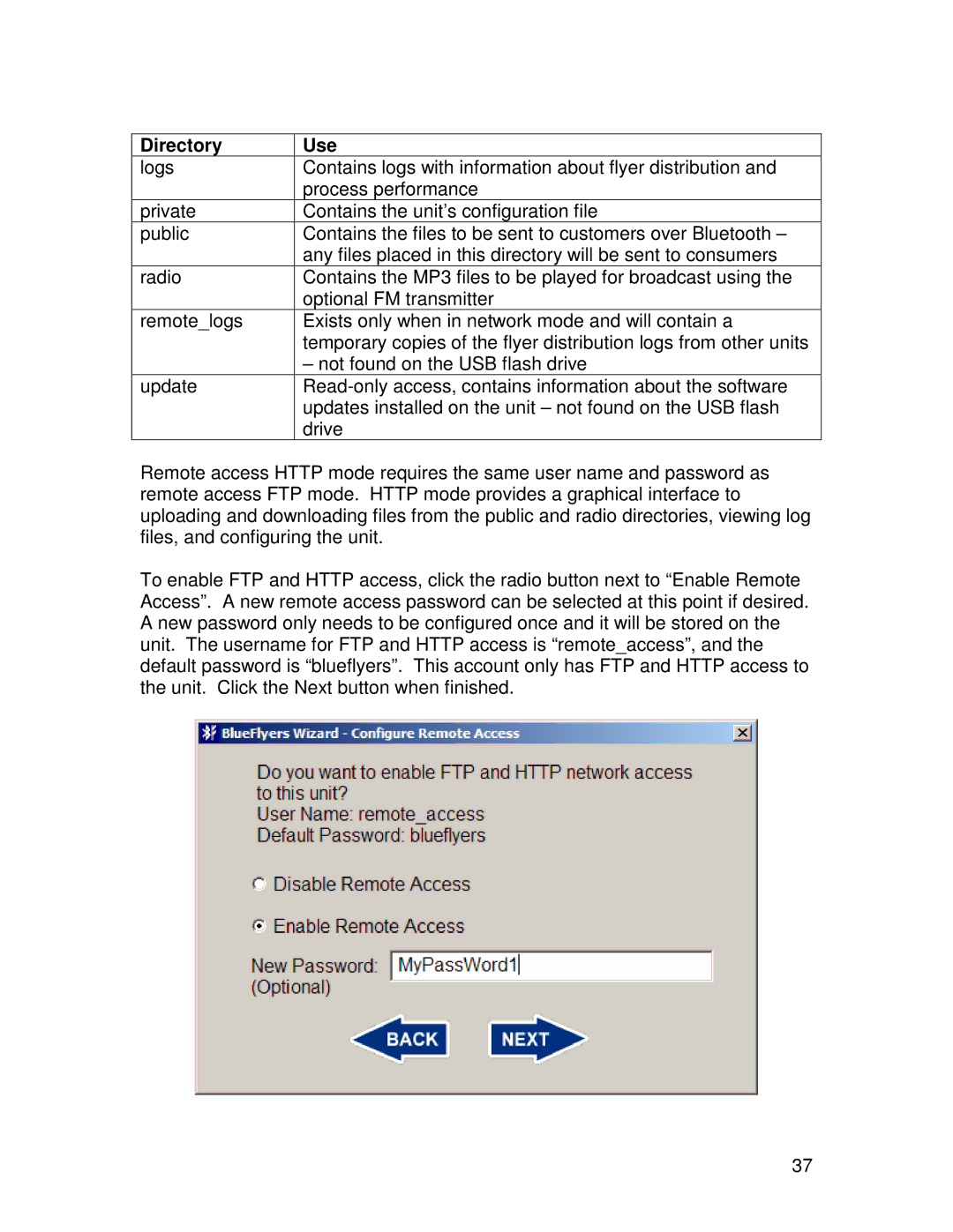 TRENDnet R91007G manual Directory Use 