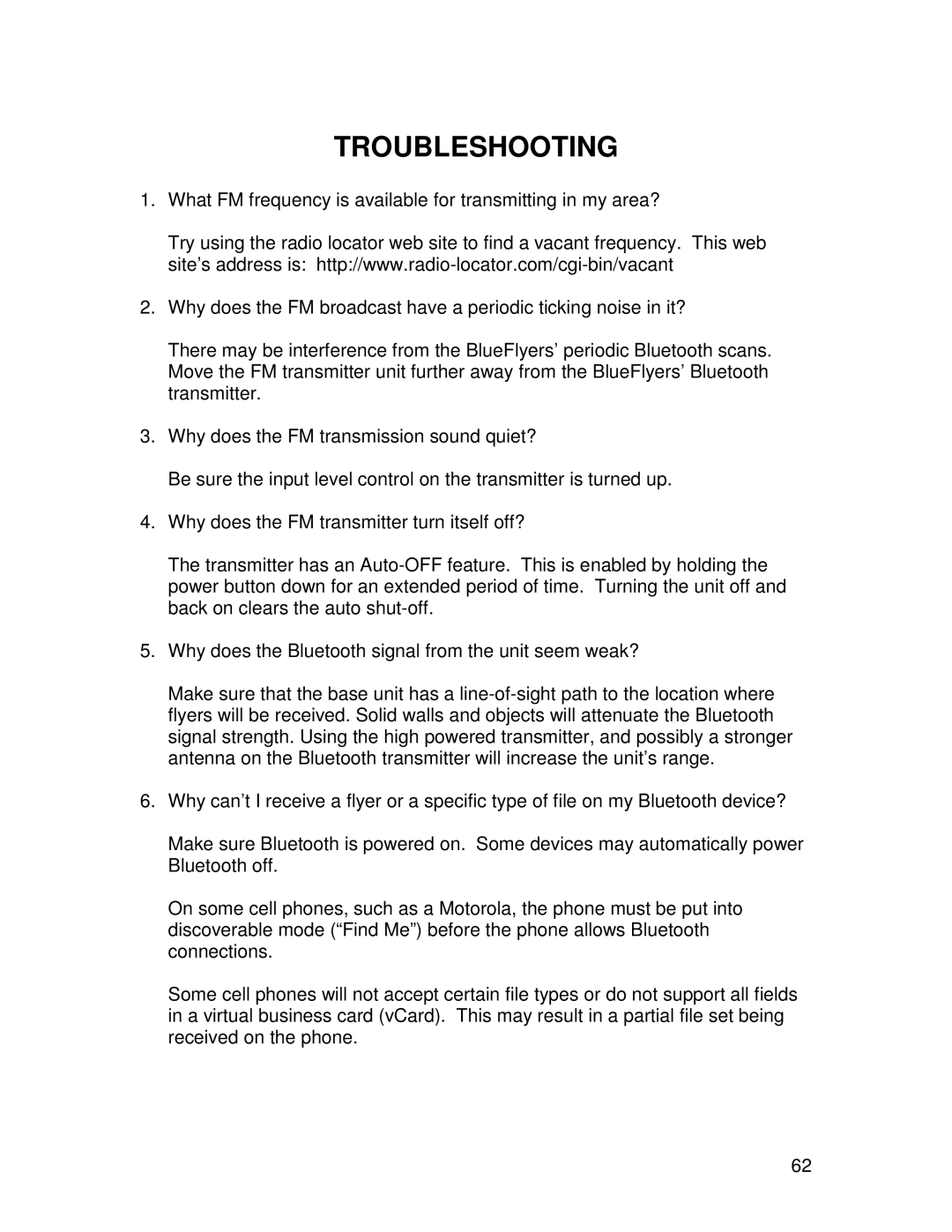 TRENDnet R91007G manual Troubleshooting 