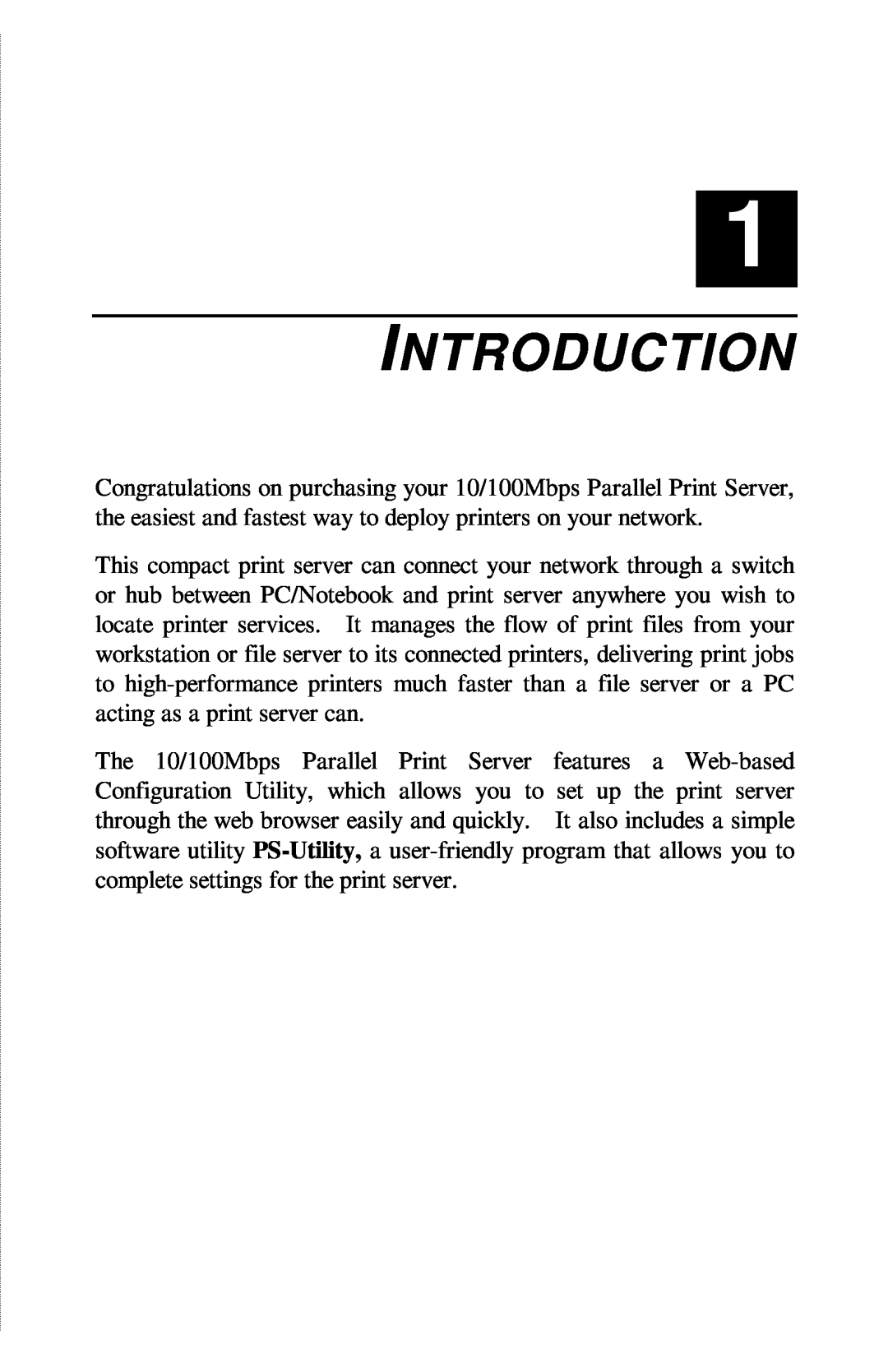 TRENDnet TE100-PIP manual Introduction 